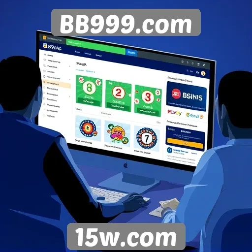 Análise da interface do usuário do site BB999.com